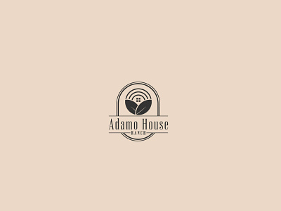 Adamo House branding logo realestate vector