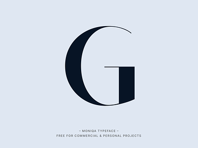 Moniqa Typeface branding design fashion free font free typeface illustration logo minimalistic typography ui