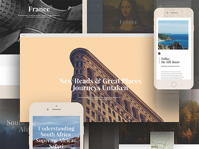 Travel Clinic journey responsive design travel travel website ui ux