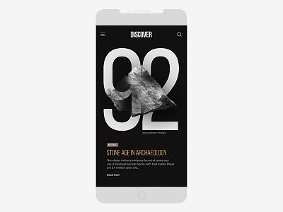 History Mobile App Kit / Free PSD condensed free psd history mobile typography ui ux