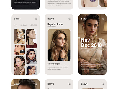 Mobile App - Concept Jewellery