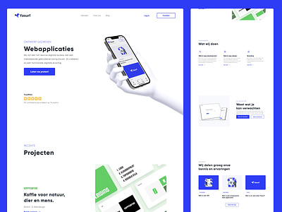 Yasurf website redesign branding company design webdesign website