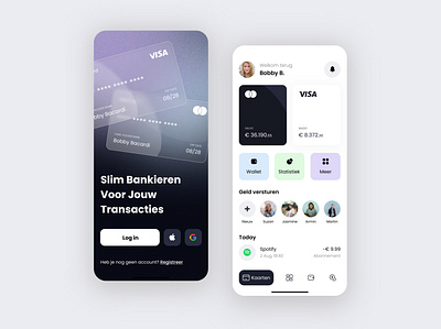Bank App Design Concept app banking design mobile ui