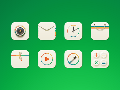 Some icon of one theme