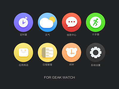 Geak watch icons geak icon ui