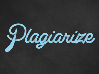 Plagiarize branding calligraphy cursive design graphic design logo type typography
