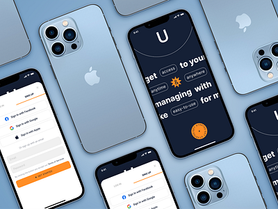 Managing Mobile App | Concept app design figma manage mobile mobile app mockup trend ui uiux web design
