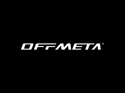 Offmeta Logotype brand brand identity branding illustrator logo logo design logomark logotype logotype design minimal typography wordmark