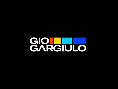 Gio Gargiulo brand identity branding design illustrator logo logo design logomark logotype minimal photography typography