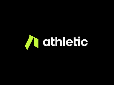 Athletic a logo branding esports gym gym logo logo logo design logomark minimal sharp sports logo