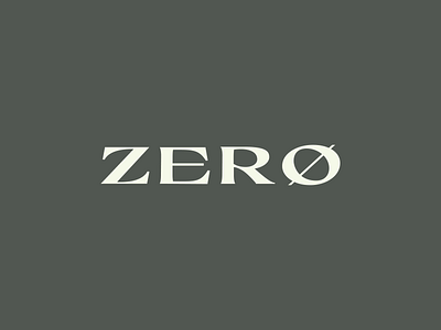 ZERØ branding logo logo design logomark logotype minimal z z logo zero