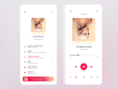 Music Player Concept app daily dailyui iphone app minimal minimalism minimalist minimalistic mobile app music music player player simple simplicity simplistic ui ui challenge ux