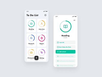 Daily UI 042 - To Do List app daily daily 100 challenge daily ui dailyui dailyui042 design ios todo app todo list todolist ui ui design ui ux uidaily uidesign uidesigner uiux userinterface ux