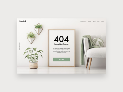 Daily UI 008 - 404 Page