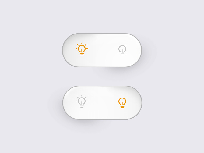 Daily UI 015 - On/Off Switch by Ucaly.design on Dribbble