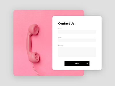 Daily UI 028 - Contact Us