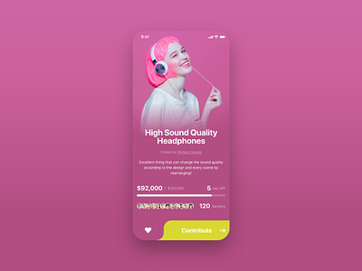 Daily UI 032 - Crowdfunding Campaign app crowdfunding campaign crowdfundingcampaign daily daily 100 challenge daily ui daily ui 032 daily ui 32 dailyui dailyui032 dailyui32 design ios ui ui ux ui design uidesign uiux ux