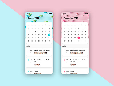 Daily Ui 038 - Calendar app calendar daily daily 100 challenge daily ui daily ui 038 daily ui 38 dailyui dailyui038 dailyui38 design ios ui ui ux ui design uidesign uiux ux