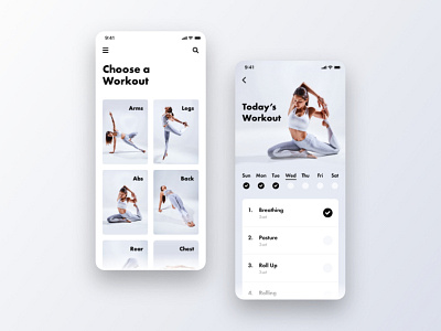 Daily UI 041 - Workout Tracker app daily daily 100 challenge daily ui dailyui dailyui041 design ios ui ui ux ui design uidesign uiux ux