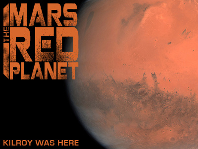 Postcard for Mars mars postcard