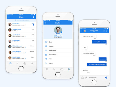 Chat Mobile Application UI