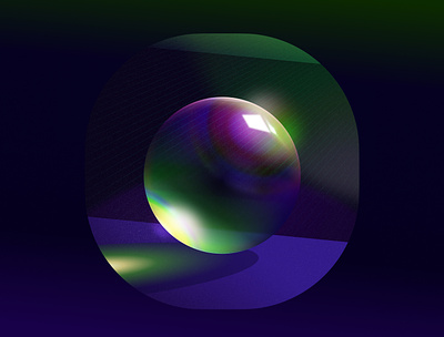 Glass 👏🏼🚫🧢 3d blur figma glass gradient illustration lighting nft prism sphere vector
