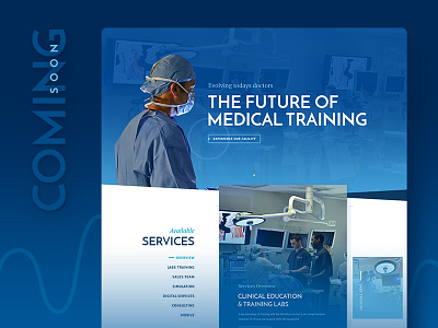 Medical Facility Sneak Peek blue design designzillas medical orlando design responsive design web design zillas