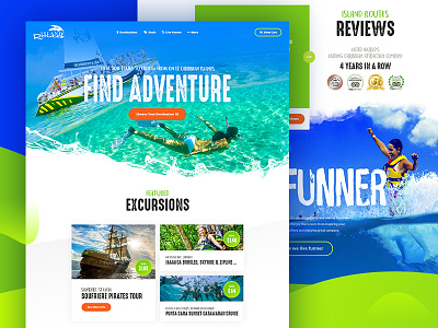 Island Routes | Award Winning Caribbean Adventures adventure caribbean commerce designzillas excursion orlando design travel ux web design