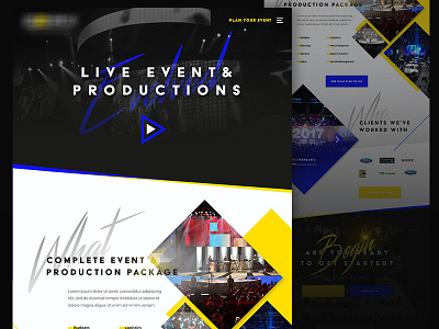 Live Event Productions Design Preview designzillas event geometric lighting live orlando design typography web design