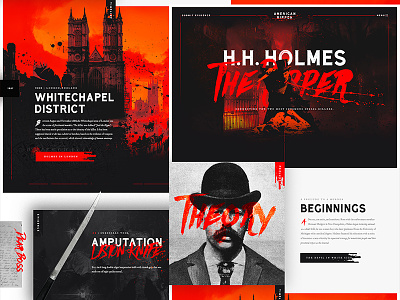 Mocktober 2017 - H.H. Holmes the Ripper design halloween hh holmes horror illustration jack the ripper mocktober mystery photography photoshop slasher television typography web design whitechapel