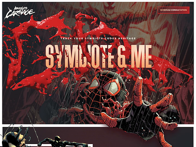 Introducing Symbiote and Me absolute carnage animation carnage comics designzillas graphics illustration marvel mocktober mocktober2019 parallax red spider-man venom