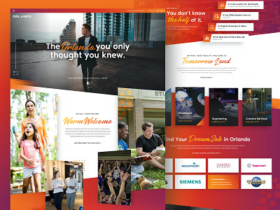 Orlando Economic Partnership | Live, Work, Play business designzillas homepage news orlando orlando design recruitment typography ui design web design website