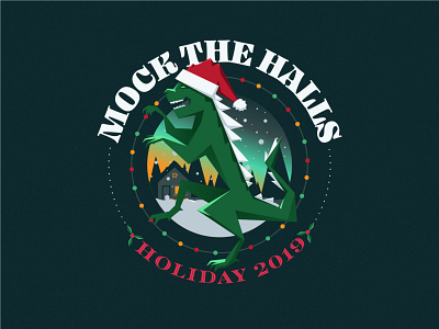 HO HO HOLY 💩 | MOCK THE HALLS 2019 challenge christmas designzillas illustration logodesign mockthehalls mockthehalls2019 webdesign