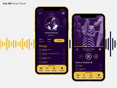 DailyUI Challenge - Day 009 - Music Player app branding dailyui dailyuichallenge design freelance interface ui uidesign ux web design