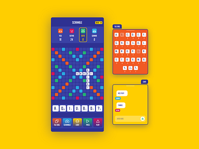 A Minimal Redesign for You-know-which Word Game game minimal mobile redesign word game