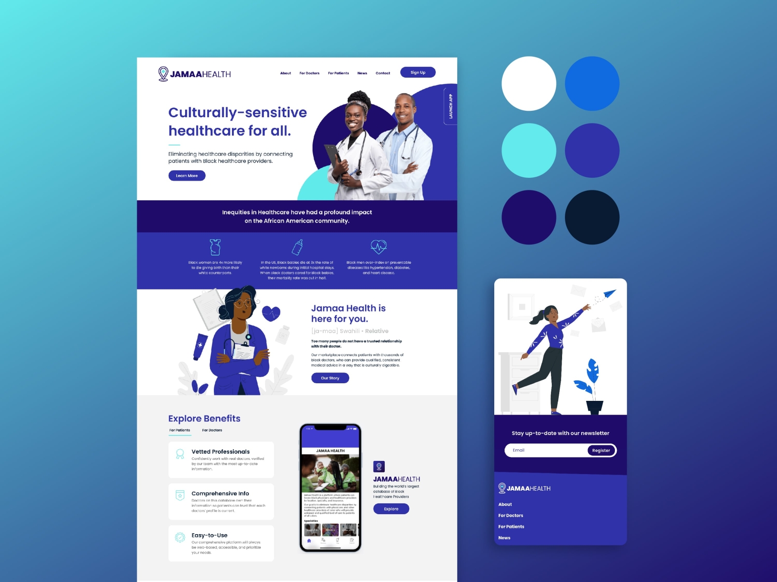 jamaa-health-website-design-brand-launch-by-sophia-wegman-on-dribbble