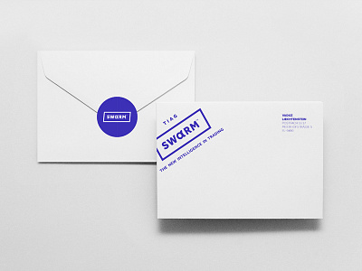 Swarm Envelopes envelope finance identity logo swarm