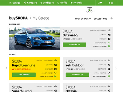 buyŠKODA My Garage buy car czech republic my garage platform prague