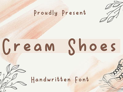 Cream Shoes Font