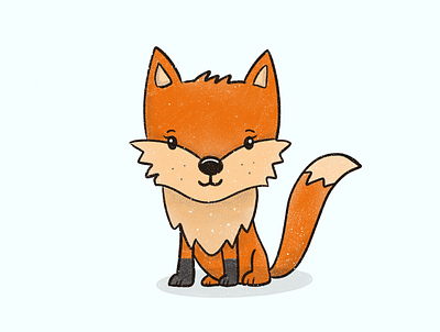 Fox animal creative cute design fox fox illustration illustration