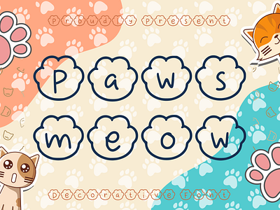 Paws Meow Font