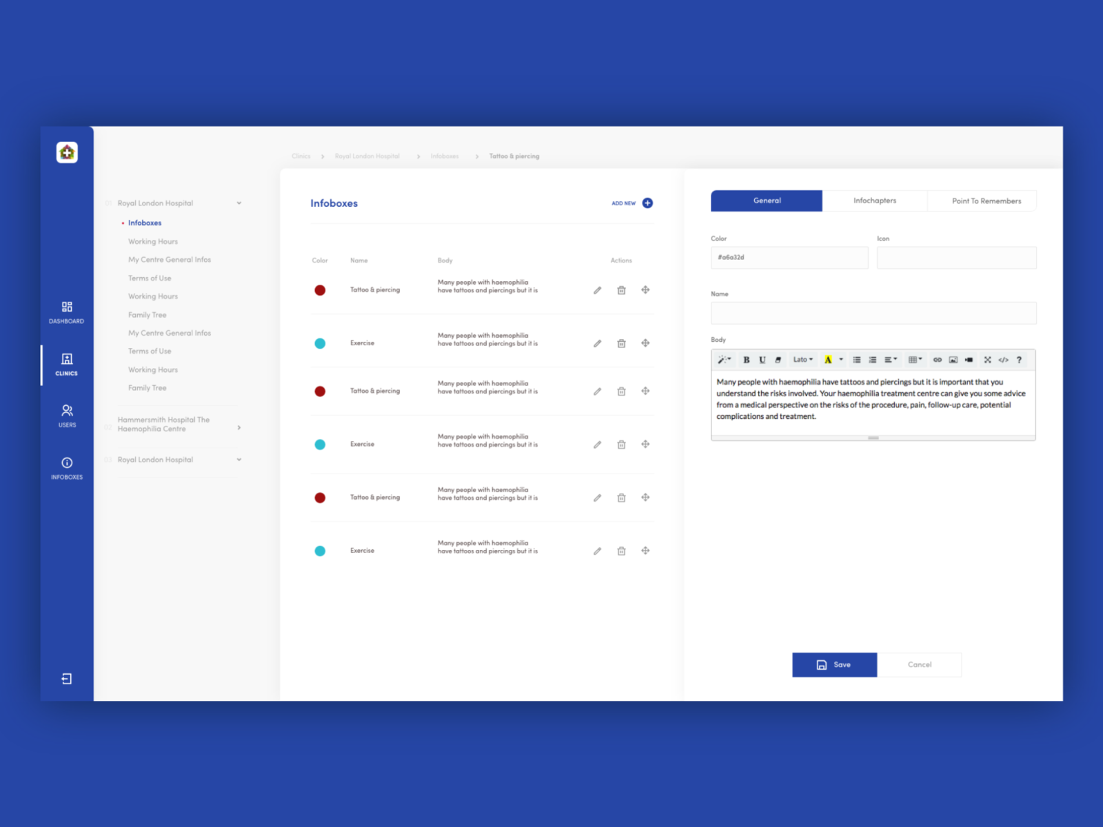 MHC dashboard by Animativ on Dribbble