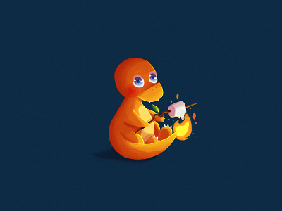 004 Charmander character design characterdesign charmander childrens illustration digital art digital painting draw drawing fanart illustration pokemon