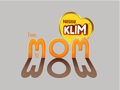 From mom to wow option 01 branding design logo typography vector