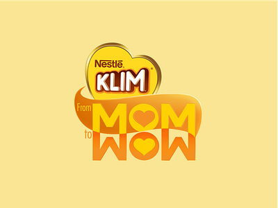 From mom to wow option 2 branding design logo typography vector
