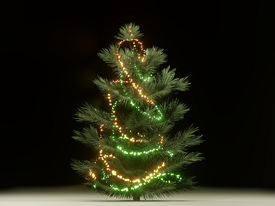 Merry Christmas Everyone 3d blender christmas christmas tree illustration merry xmas render tree