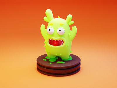 Meet Kelvin! 3d b3d blender character illustration nft raribe render