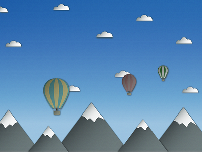 Balloon Race design gradient hotairballoon illustrator minimal texture vector vector art vectorart