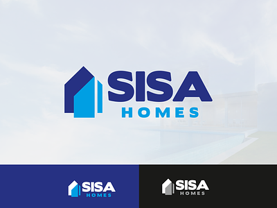 SISA Homes branding design icon logo