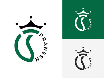 pranesh app-logo branding icon illustration logo personal personal brand personal branding typography vector
